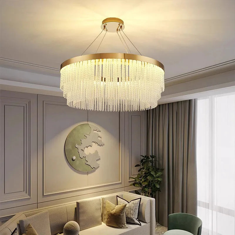 Bronze Industrial LED Chandelier