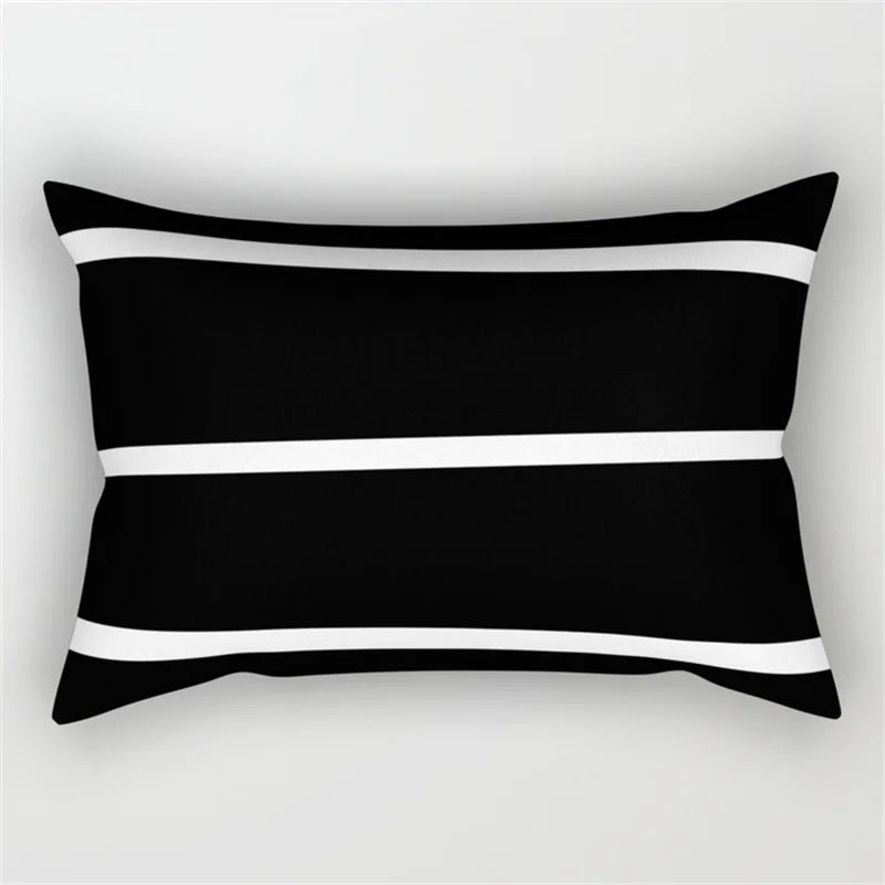 طقم غطاء وسادة للخصر بتصميم هندسي مموج من DecorBites™