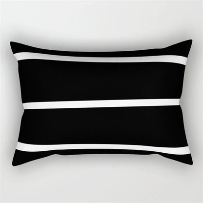 طقم غطاء وسادة للخصر بتصميم هندسي مموج من DecorBites™