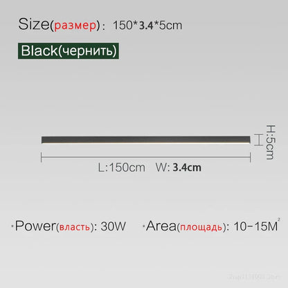 DecorBites™ Linear LED Ceiling Light for Living Room Bedroom Aisle Balcony Dining Minimalist Lustre