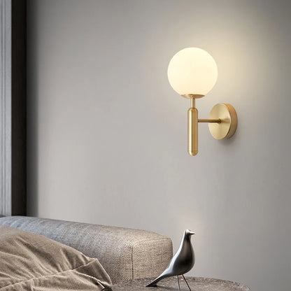 ديكور بايتس™ - مصابيح حائط على شكل كرة زجاجية لديكور غرفة النوم وغرفة المعيشة