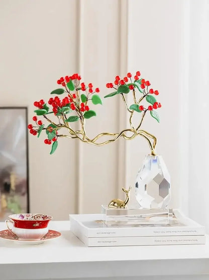 DecorBites™ Chinese Style Crystal Ornaments for Home Decoration and Gifts