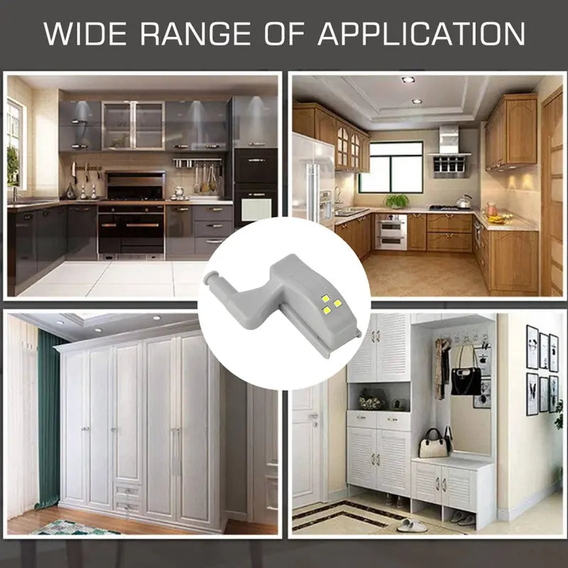 Luces LED DecorBites™ para armarios (paquete de 10) con sensor interno para vestidor o lámpara de noche de dormitorio