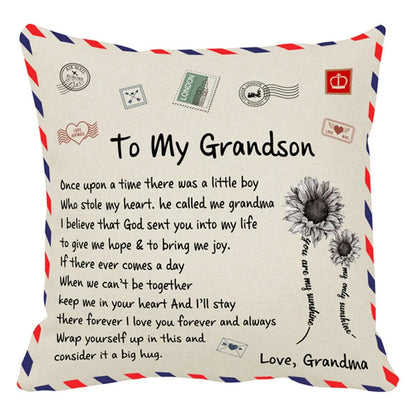 Funda de cojín DecorBites™ Love Mom 45x45cm - Regalo de aniversario familiar - Diseño nórdico