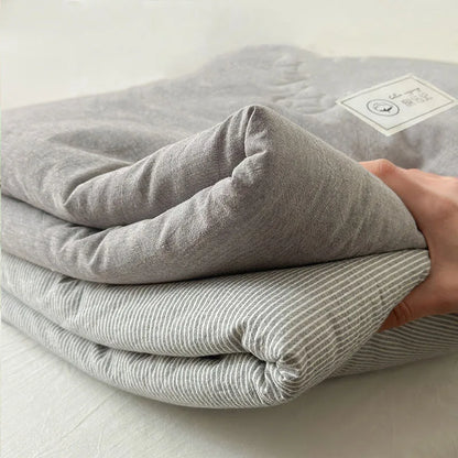 بطانية ديكوربايتس™ القطنية الصيفية المبردة | لحاف مبطن ناعم وجيد التهوية