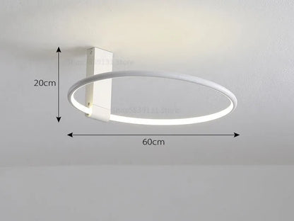 DecorBites™ Circular LED Ceiling Light for Bedroom - 360 Degree Rotation