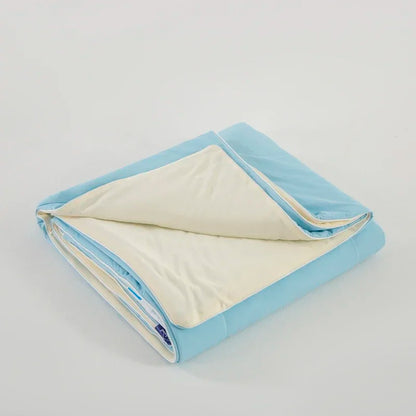 Decobites Cooling Fabric Double-Sided Summer Blanket - Light Cooled Comforter