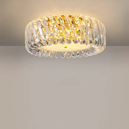 DecorBites™ Gold LED Chandelier 2025 New Trend for Living Room