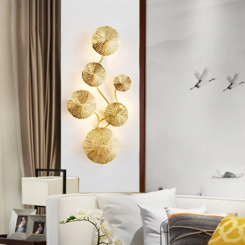 DecorBites™ Lotus Leaf LED Wall Lights for Living Room and Bedroom Decor