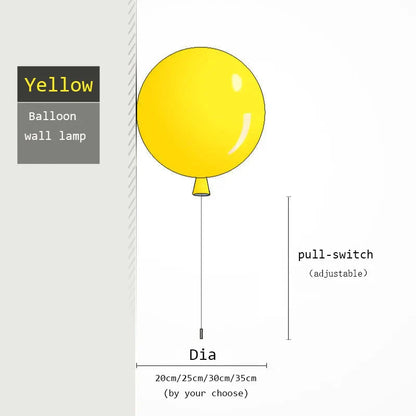 Decorbites™ Bunte Ballon-LED-Wandleuchten mit Speicherfunktion