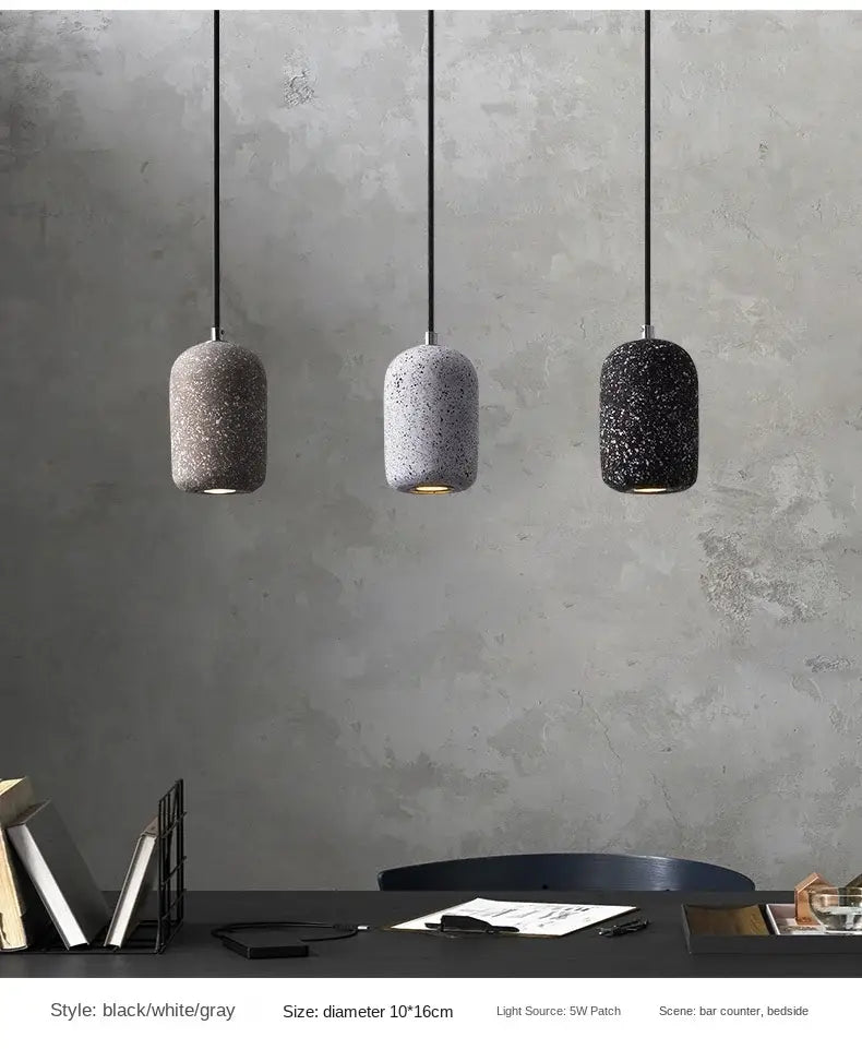 DecorBites™ Nordic Cement Pendant Lamp - Industrial Style Lighting