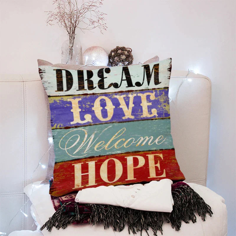 وسادة DecorBites™‎ بلون الخوخ مقاس 45×45 سم لغرفة المعيشة والأريكة والسرير والكرسي والمكتب