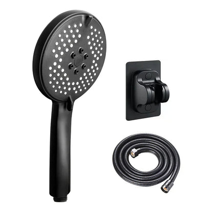 رأس دش DecorBites™ 3 في 1 لتعزيز الضغط مع قاعدة خرطوم - إنتاجية مياه كبيرة