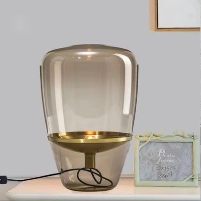 DecorBites™ Glass Table Lamps Indoor Bedside Lamp for Living Room LED Lighting