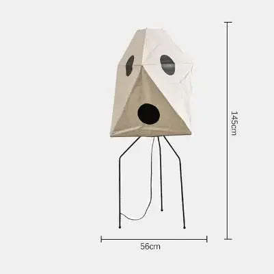 Lámpara de suelo de papel de arroz japonés Decorbites™ de Noguchi Yong para iluminación de dormitorio y salón