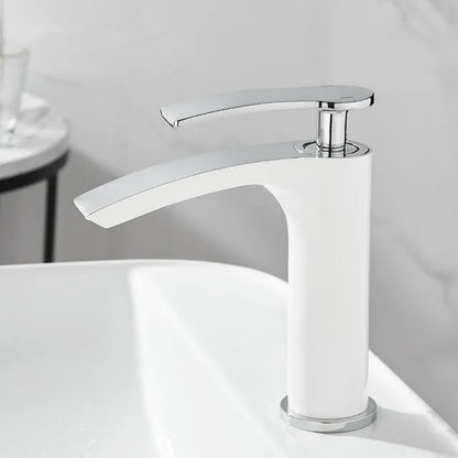 DecorBites™ Brass Bathroom Basin Faucet Cold Hot Water Mixer Sink Tap Deck Mounted