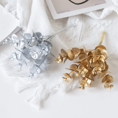 DecorBites™ Eucalyptus Leaves Artificial Plants for Home Garden Wedding Decor