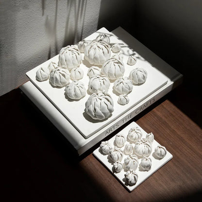 DecorBites™ Bud Shape 3D Ceramic Wall Décor Pendant for Room Decoration