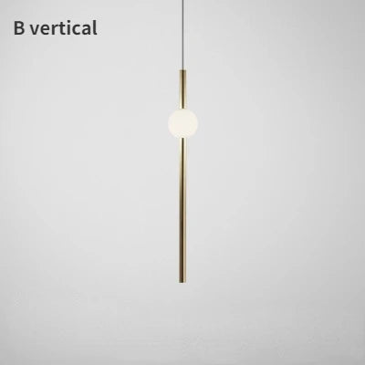 DecorBites™ Glass Pendant Lights: Modern Long Hanging Lamps for Kitchen, Dining Room, and Shop