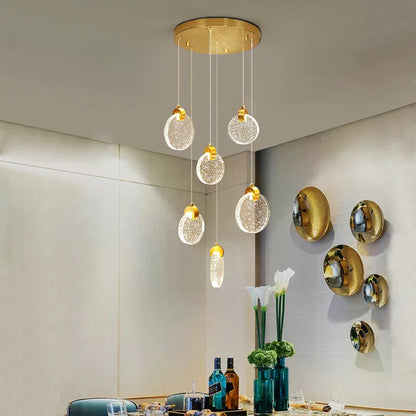 DecorBites™ Crystal LED Chandelier for Modern Living Room Decor