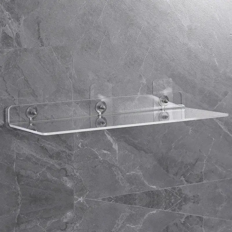 DecorBites™ Clear Acrylic Wall Shelf Organizer 20-50cm