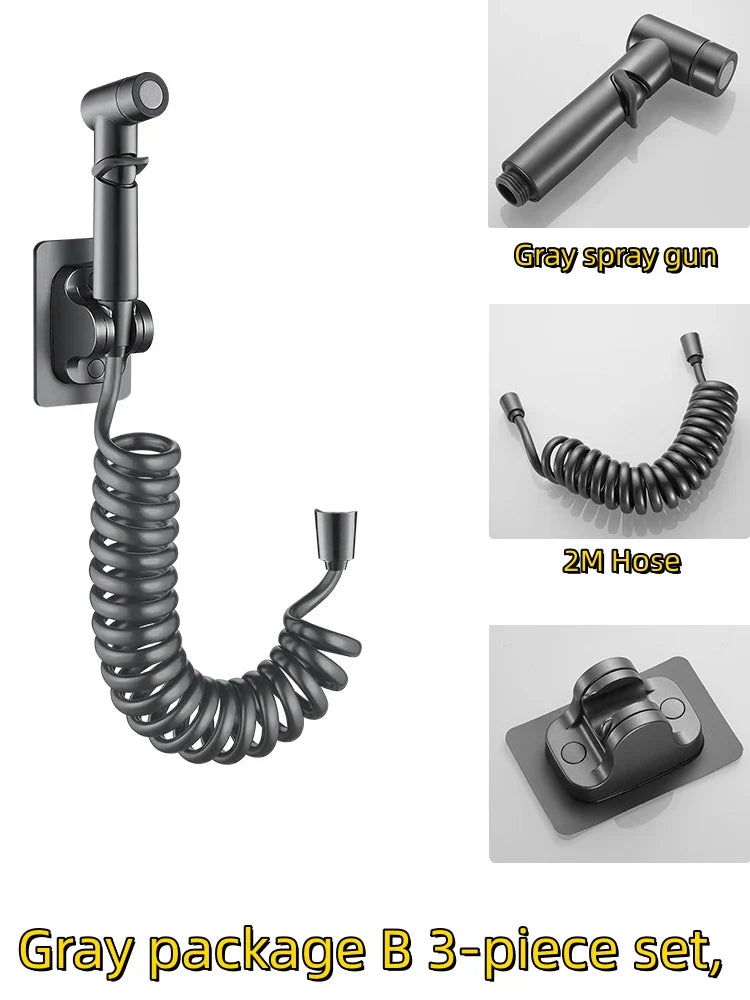 DecorBites™ High Pressure Handheld Bidet Sprayer Set for Bathroom Hygiene and Cleaning