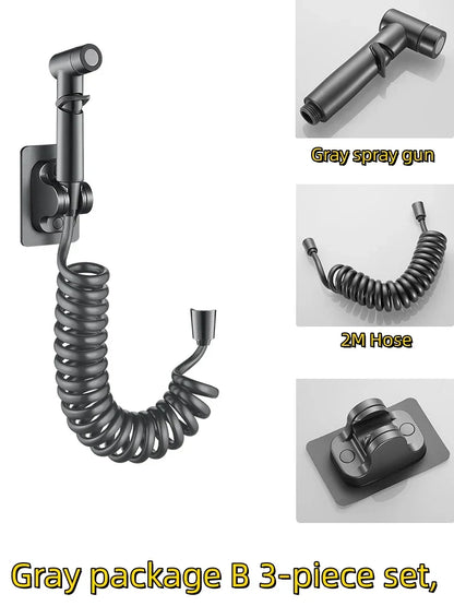 DecorBites™ High Pressure Handheld Bidet Sprayer Set for Bathroom Hygiene and Cleaning