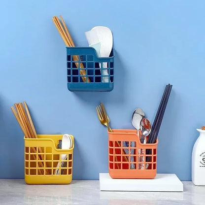 DecorBites™ Kitchen Cutlery Storage Holder: Organize Utensils with Drawer Drying Rack Basket