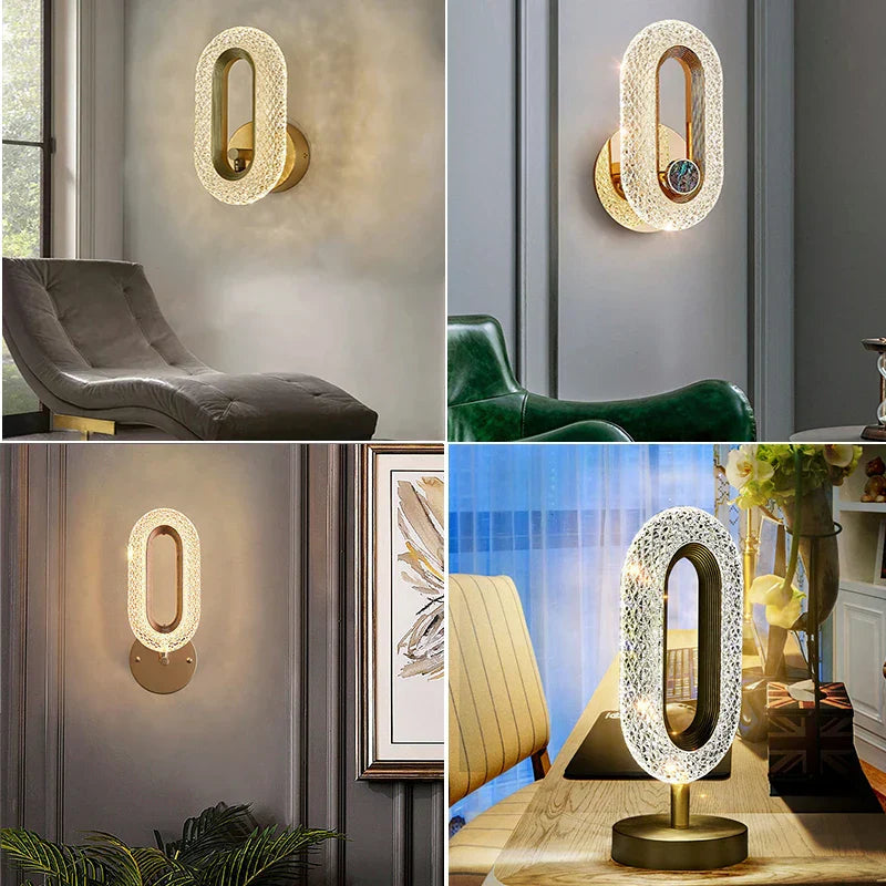 DecorBites™ Gold Alloy Chandeliers Pendant Lights Wall Sconces for Modern Indoor Lighting