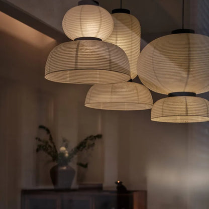Decorbites™ Japanische Reispapier-Lampe: Vintage Wabi-Sabi-Design für Zen-Raum