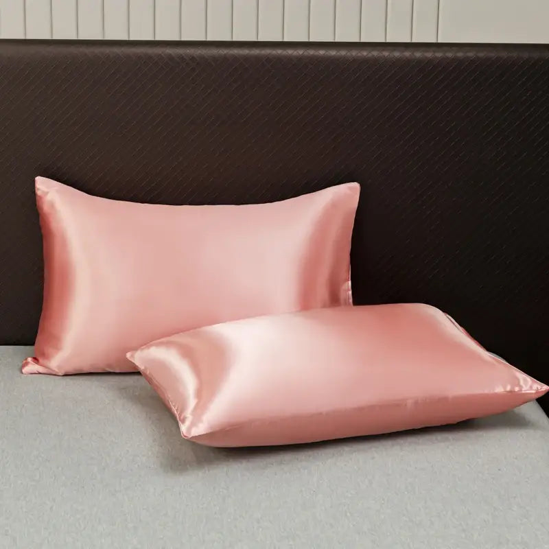 Opulent Solid Color Satin Bedding Set