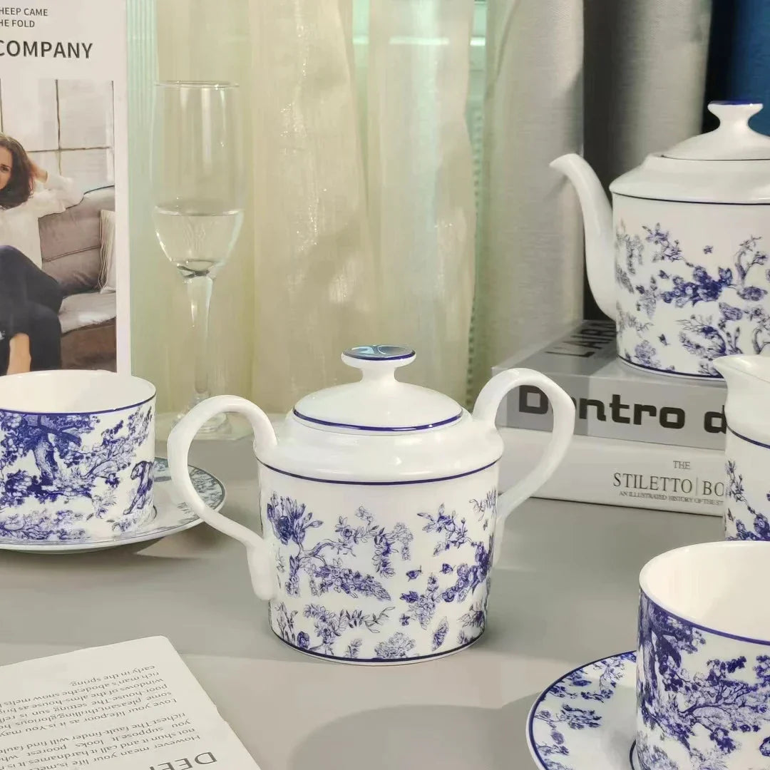 DecorBites™ Jungle Lion Bone China Tea Set and Coffeeware Collection