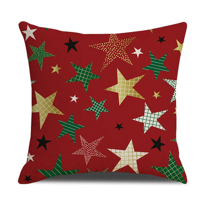 DecorBites™ Christmas Deer Linen Cushion Cover - Home Decor Sofa Pillowcase