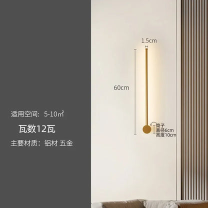DecorBites™ LED Strip Wall Lamp for Creative Staircase Aisle Background Wall Lighting