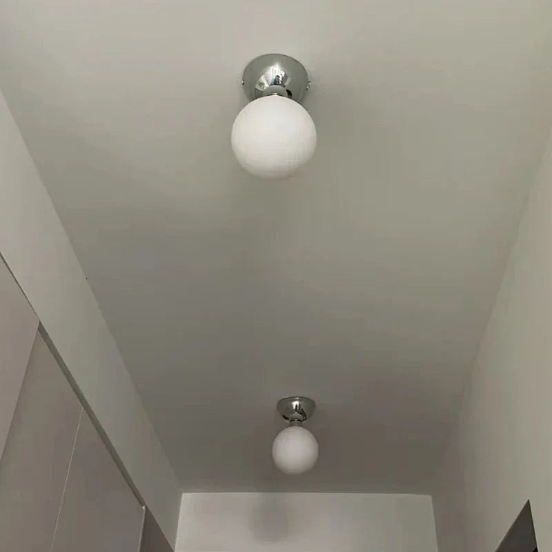 Lámpara de techo LED DecorBites™ de hierro y cristal - Luminarias de estilo nórdico moderno