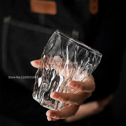 DecorBites™ Heat-Resistant Glass Drinkware Set for Home Bar: Coffee, Wine, Whiskey, Tea, Juice.