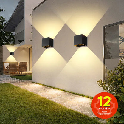 DecorBites™ LED Wall Light: Waterproof Indoor Outdoor Decor Lamp for Bedroom Living Room