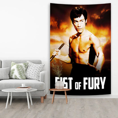 Decobites Bruce Lee Hippie Tapestry for Bedroom Decor