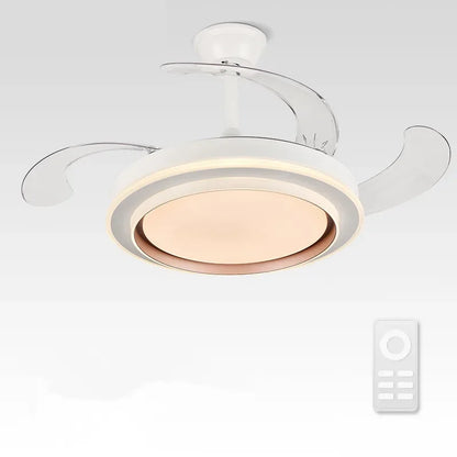 مروحة سقف DecorBites™ مقاس 42 بوصة مزودة بإضاءة LED وجهاز تحكم عن بعد