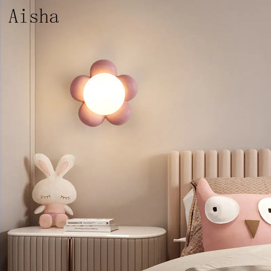 DecorBites™ Kids Amusement Park Flower LED Wall Lamp