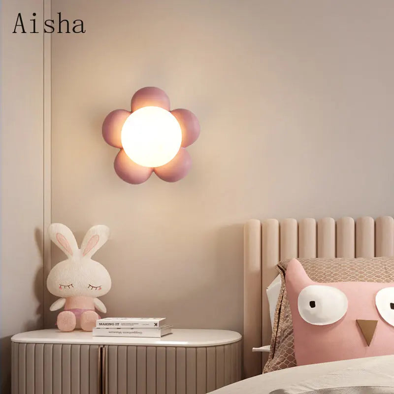 Lámpara de pared LED de flor para parque de diversiones Decorbites™ Kids