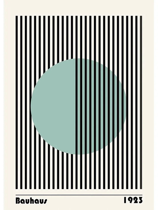 Modern Black & White Exhibition Canvas Print - 2 / 50x70cm No Framed - Posters