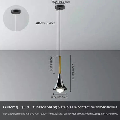 DecorBites™ Lodes Rain Pendant Lamp LED Light Danish Design Bedroom Living Room Decor