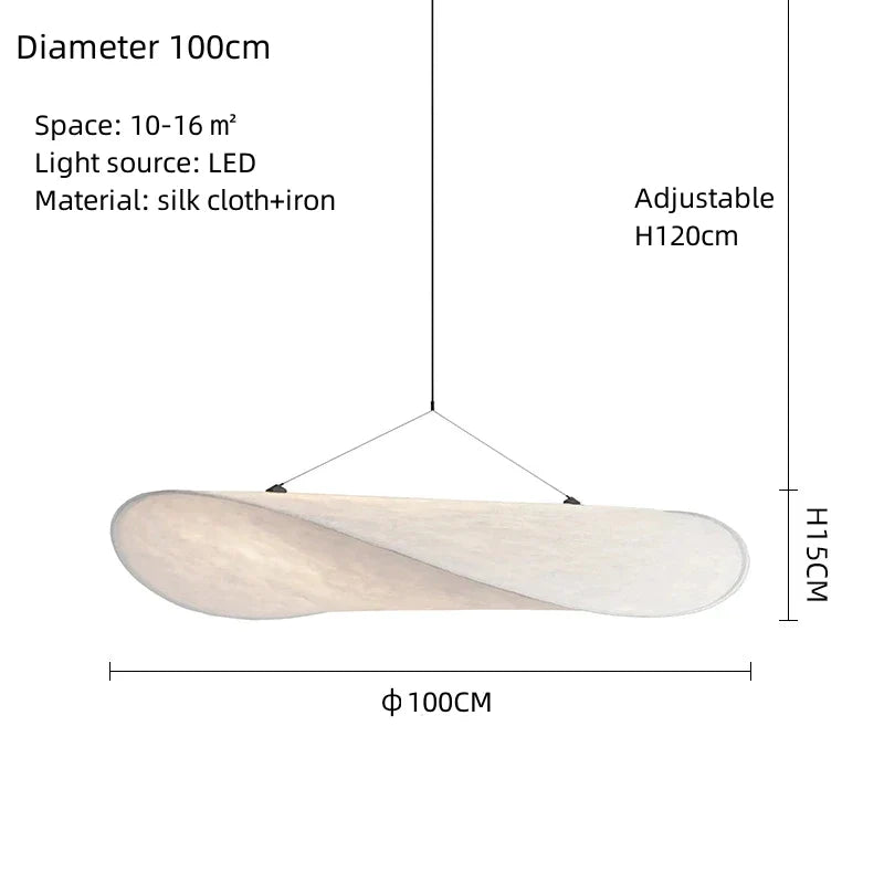 DecorBites™ Designer Cloth Cover Pendant Chandelier for Living Room Bedroom Home Decor