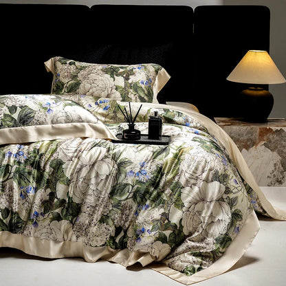 Decobites Silk Modal Digital Printing Bedding Set for Luxurious Comfort