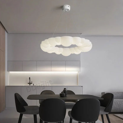 DecorBites™ Cloud Pendant LED Chandelier for Living Dining Bedroom Ceiling Lamps