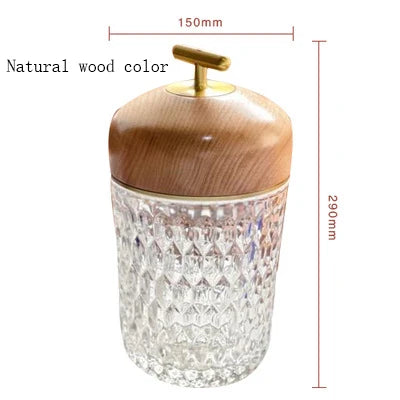 Lámpara de mesa DecorBites™ Diamond Crystal: Carga magnética, control táctil, luz nocturna LED