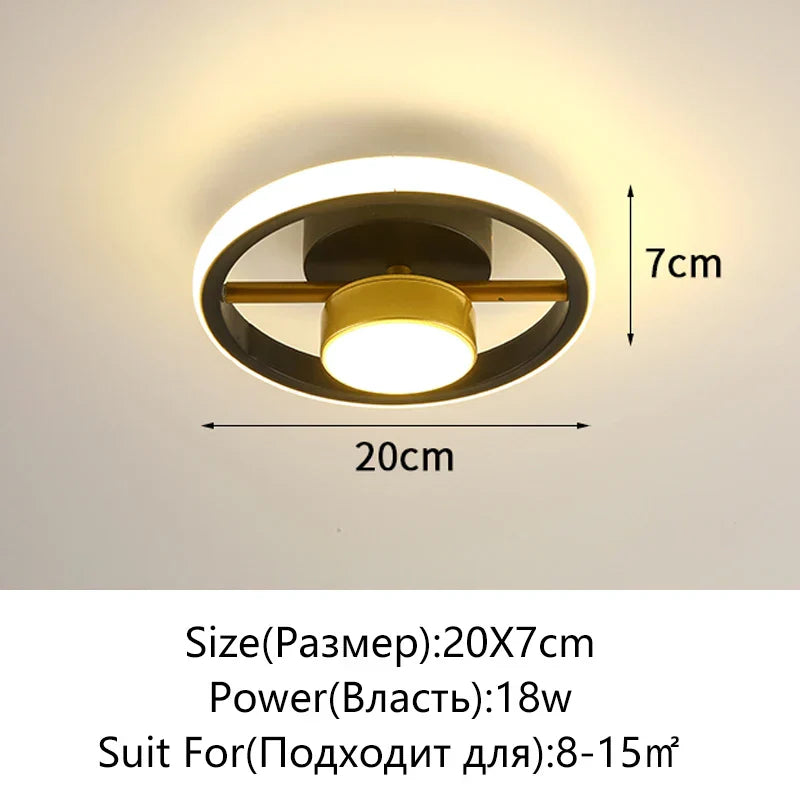 DecorBites™ LED Surface Mounted Aisle Ceiling Lights for Home Lighting