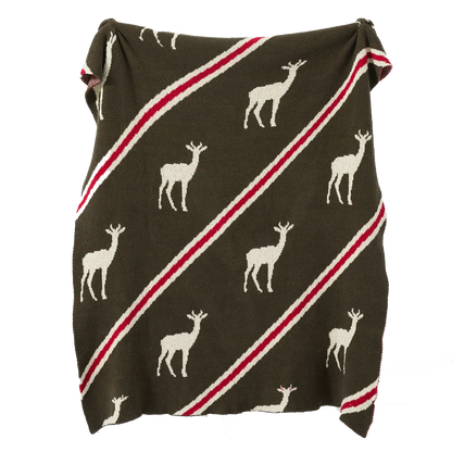 DecorBites™ Bohemian Flower Knitted Throw Blanket