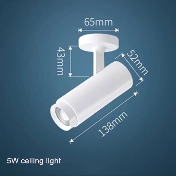 أضواء مسار صناعية سوداء قابلة للتعديل من DecorBites™